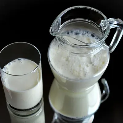 A glass of horchata